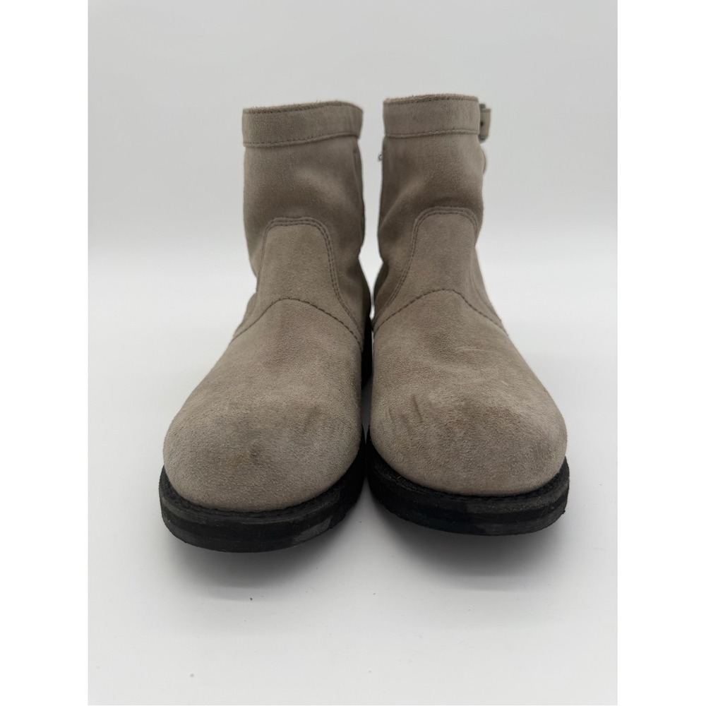 Bikkemburg Stone Suede Ankle Boots with Buckle size 38/7 - Picture 2 of 11